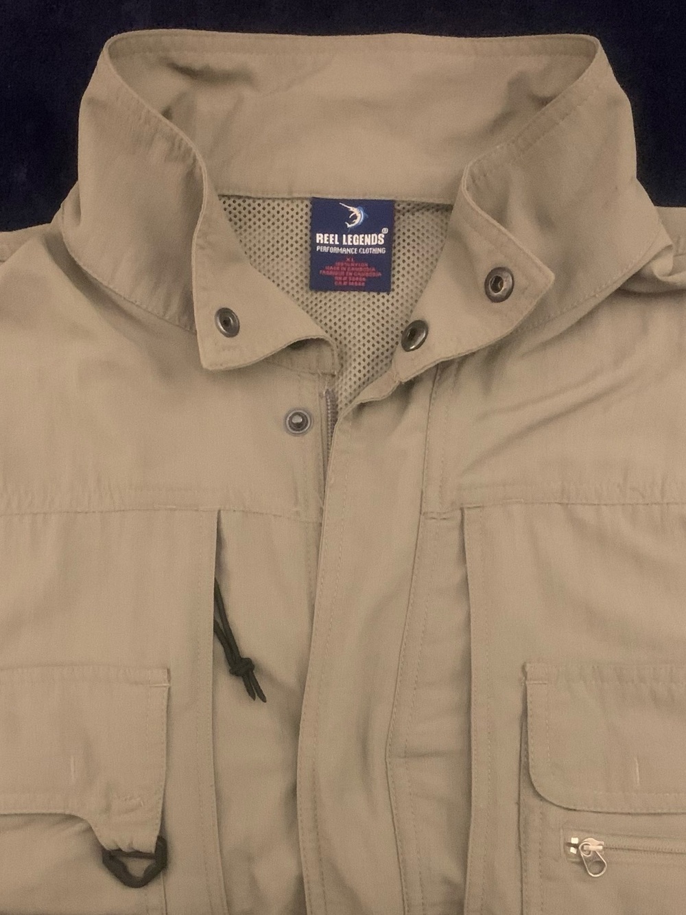 REEL LEGENDS VEST - Triple Fastening 100% Nylon